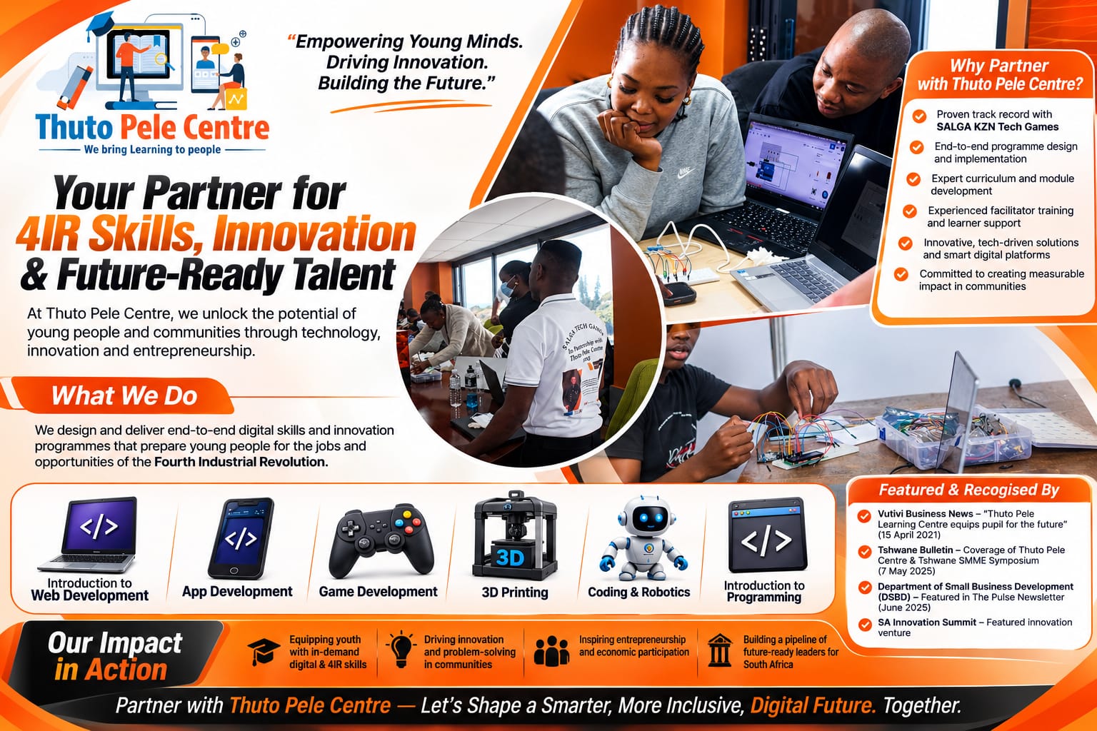 Incubation and development opportunities